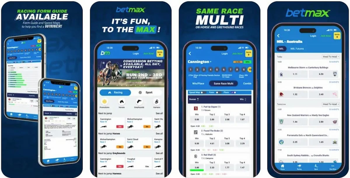 Betmax Australia online gaming app